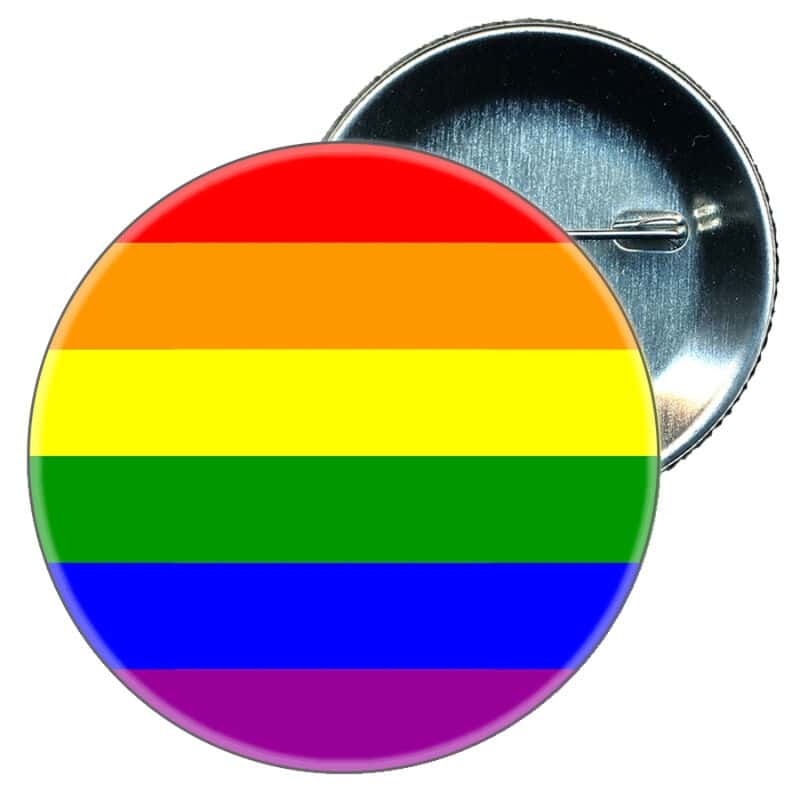 Diablo Picante Pride Pin Drapeau LGBT - 60 mm
