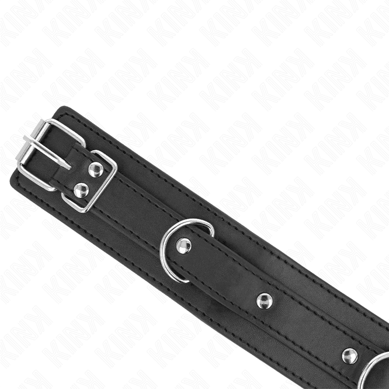 Kink Collier avec laisse amovible 65 cm - Noir, photo 5