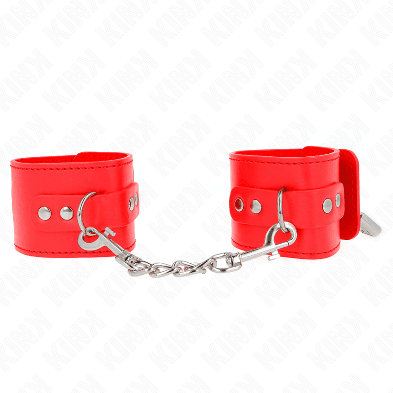 Kink - Appui-poignets ajustables avec fermeture par cadenas - Rouge, photo 2