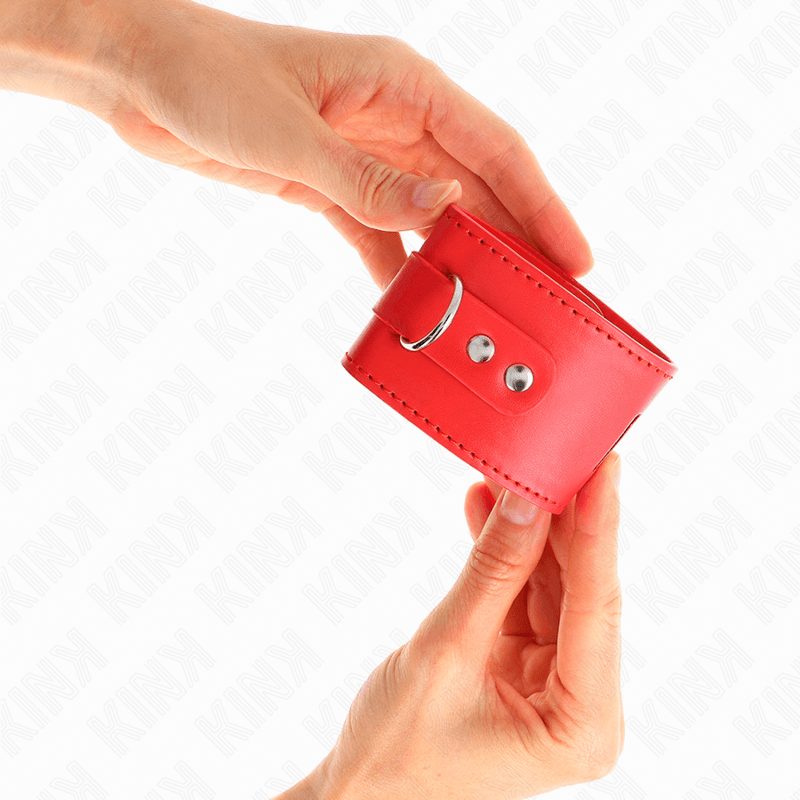 Kink - Appui-poignets ajustables avec fermeture par cadenas - Rouge, photo 4