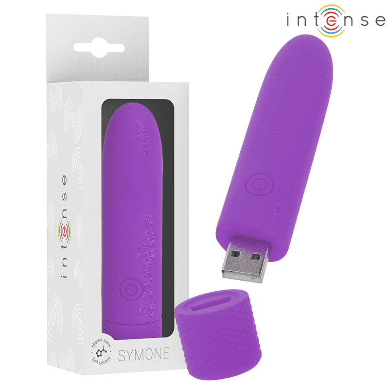 Intense Symone Bullet vibrant rechargeable USB Violet