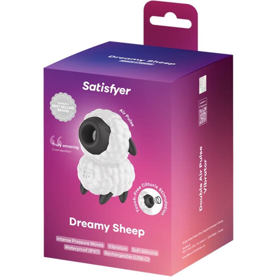 SATISFYER - VIBRATEUR MOUTON DE RÊVE ET STIMULATEUR À IMPULSIONS D'AIR, photo 3