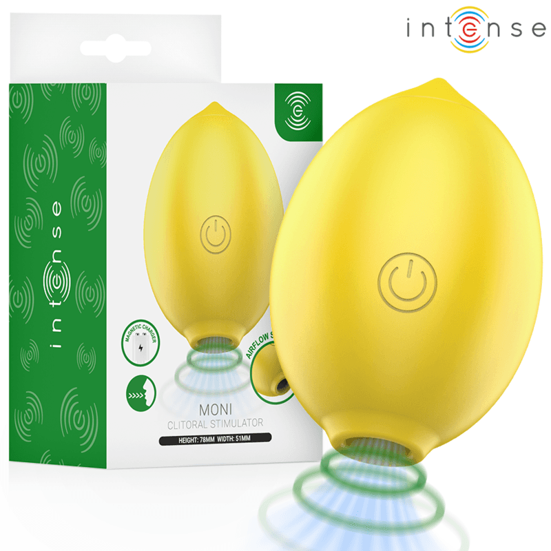 INTENSE - MONI STIMULATEUR DE SUCCION CLITORIELLE LEMON