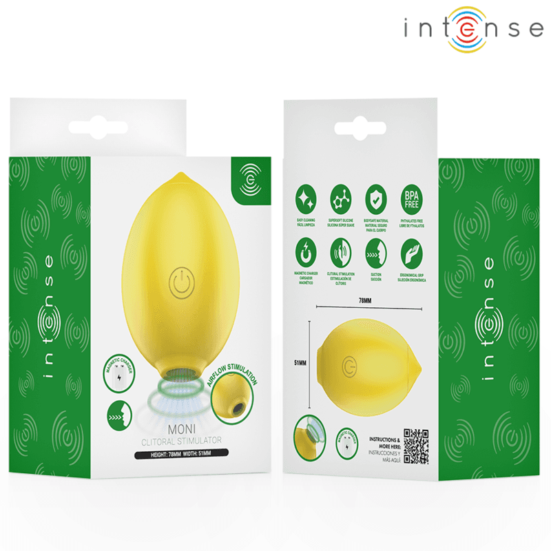 INTENSE - MONI STIMULATEUR DE SUCCION CLITORIELLE LEMON, photo 8