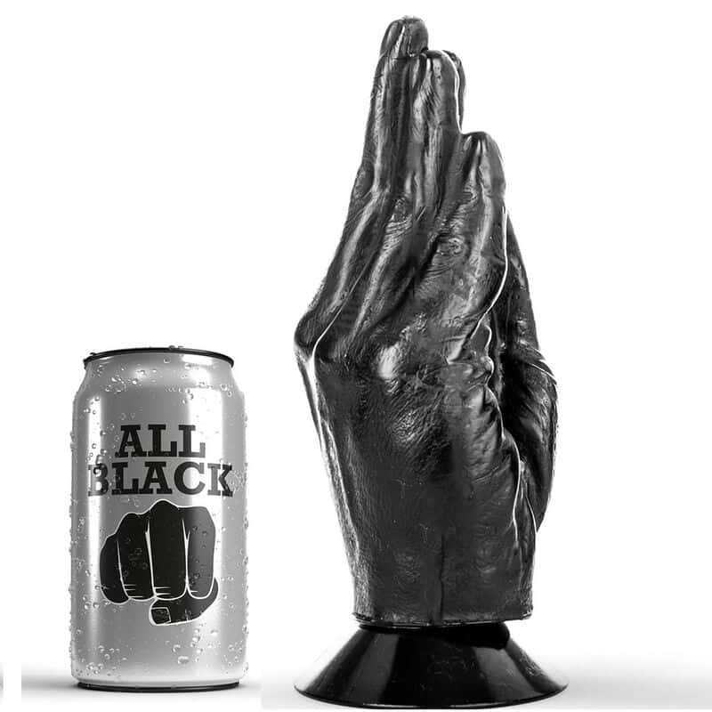 All Black Gode Fisting 21 cm - Noir