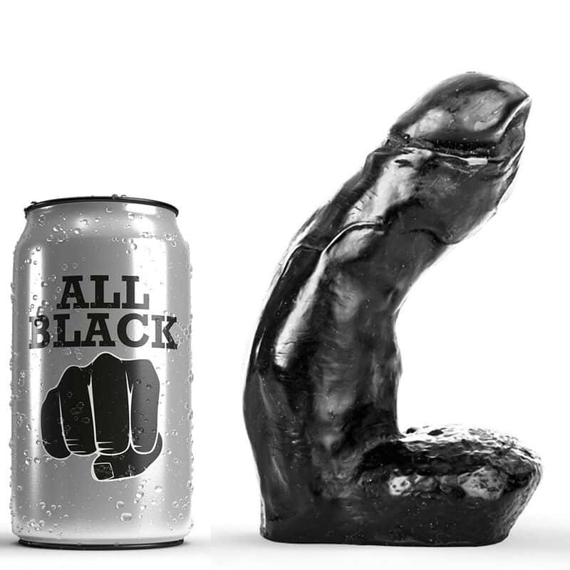 All Black AB 01 - Gode réaliste 15 cm Noir