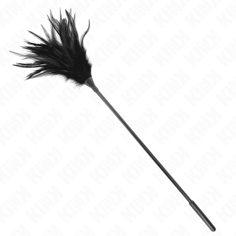 Kink Plumeau de chatouilles à plusieurs plumes 45 cm - Noir, photo 2