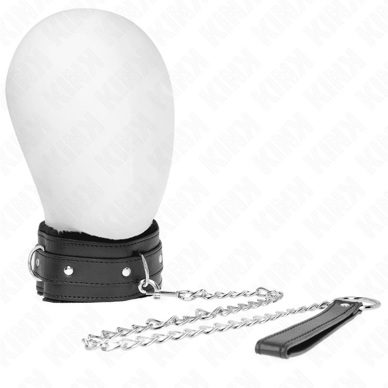 Kink Collier avec laisse et restrictions - Noir (36-42 cm)