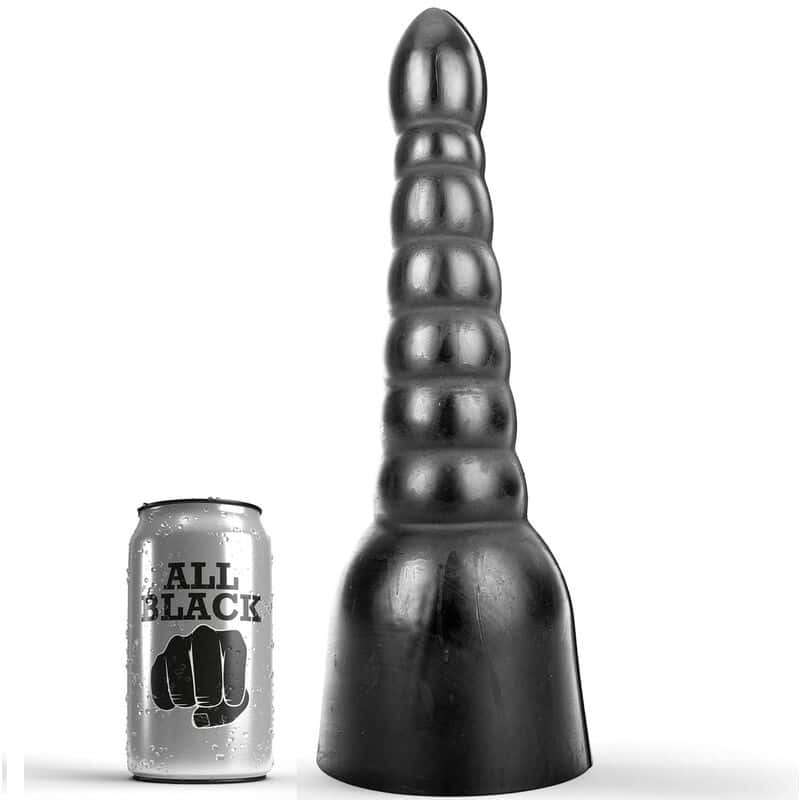 All Black Dildo AB17 Noir 34 cm