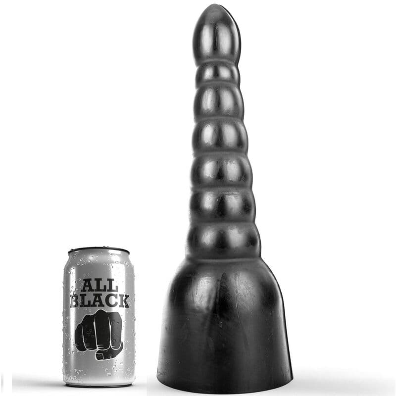 All Black Dildo AB17 Noir 34 cm