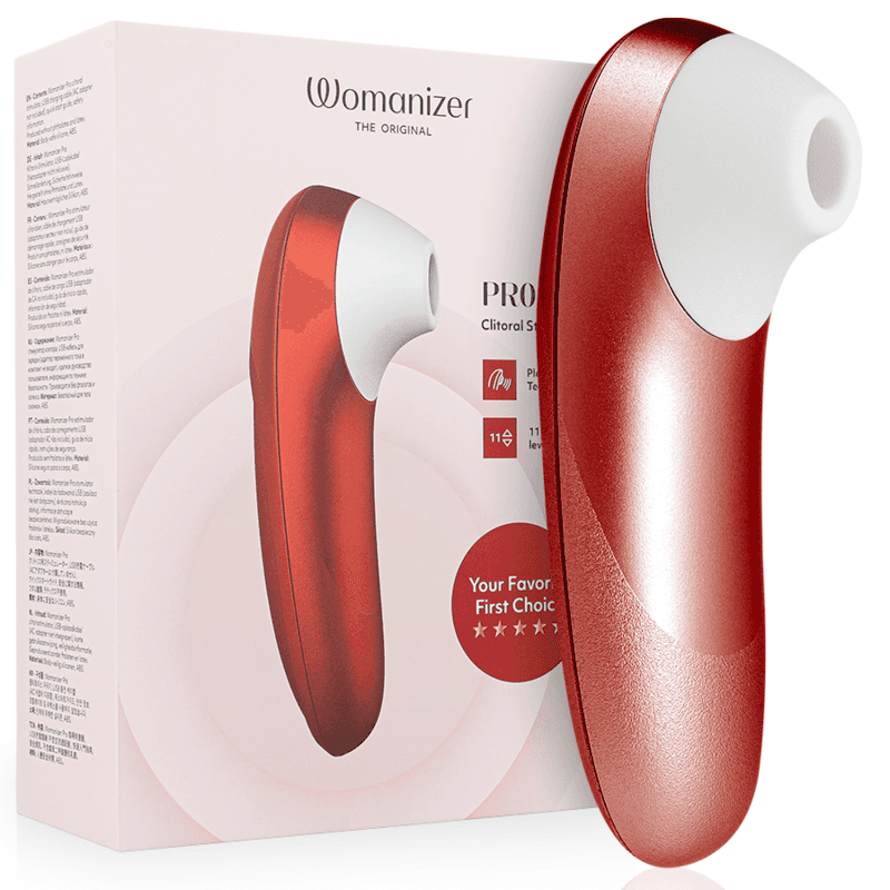 WOMANIZER - STIMULATEUR CLITORIAL VIBRANT PRO BORDEAUX