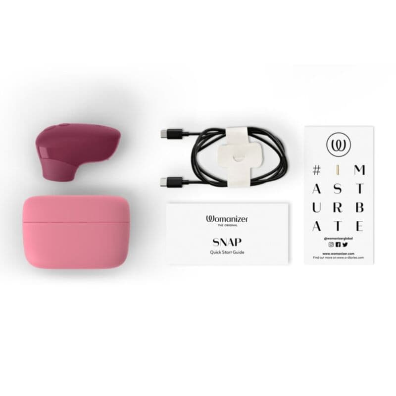WOMANIZER - STIMULATEUR CLITORIAL À SUCCION PAR PRESSION 6 NIVEAUX D'INTENSITÉ BAIE ÉCRASÉE, photo 6