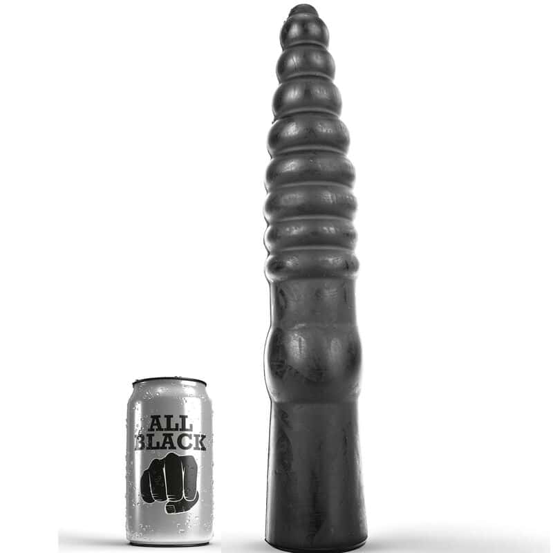 All Black AB20 Drainer gode anal 33 cm noir
