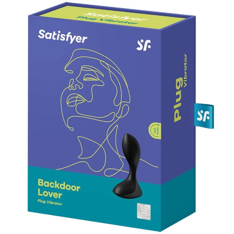 Satisfyer Backdoor Lover - Plug vibrant Noir, photo 4