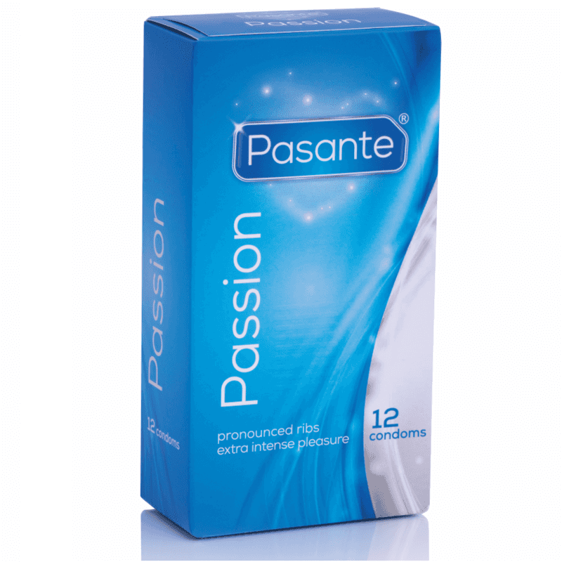Pasante Passion - Préservatifs nervurés - Boîte de 12