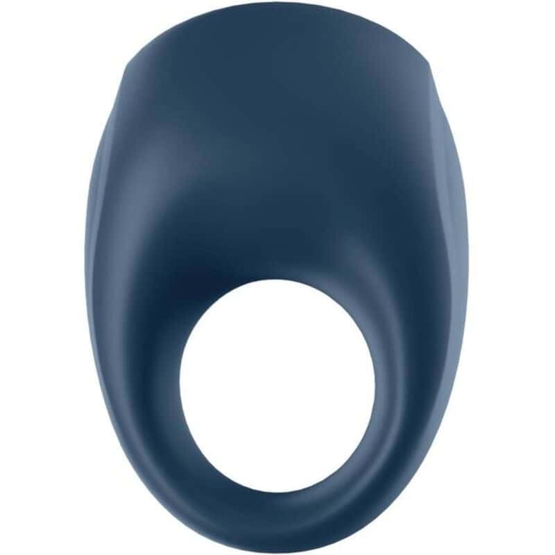 Satisfyer Strong One Connect - Anneau vibrant connecté bleu foncé