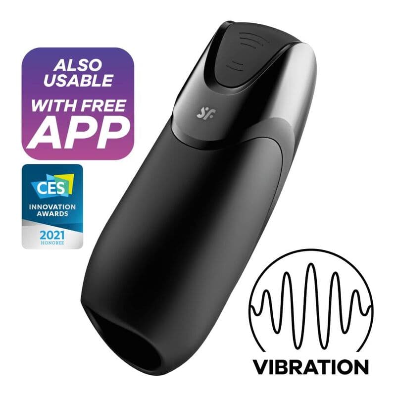 Satisfyer Men Vibration+ Connect App Noir