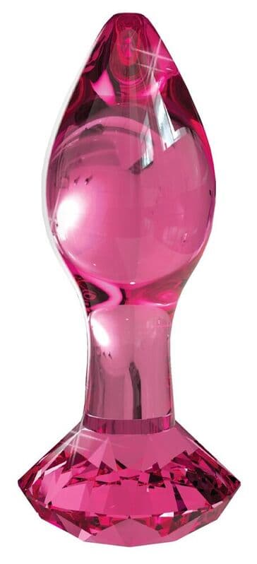 Icicles No. 79 Plug anal en verre - Rose, photo 2