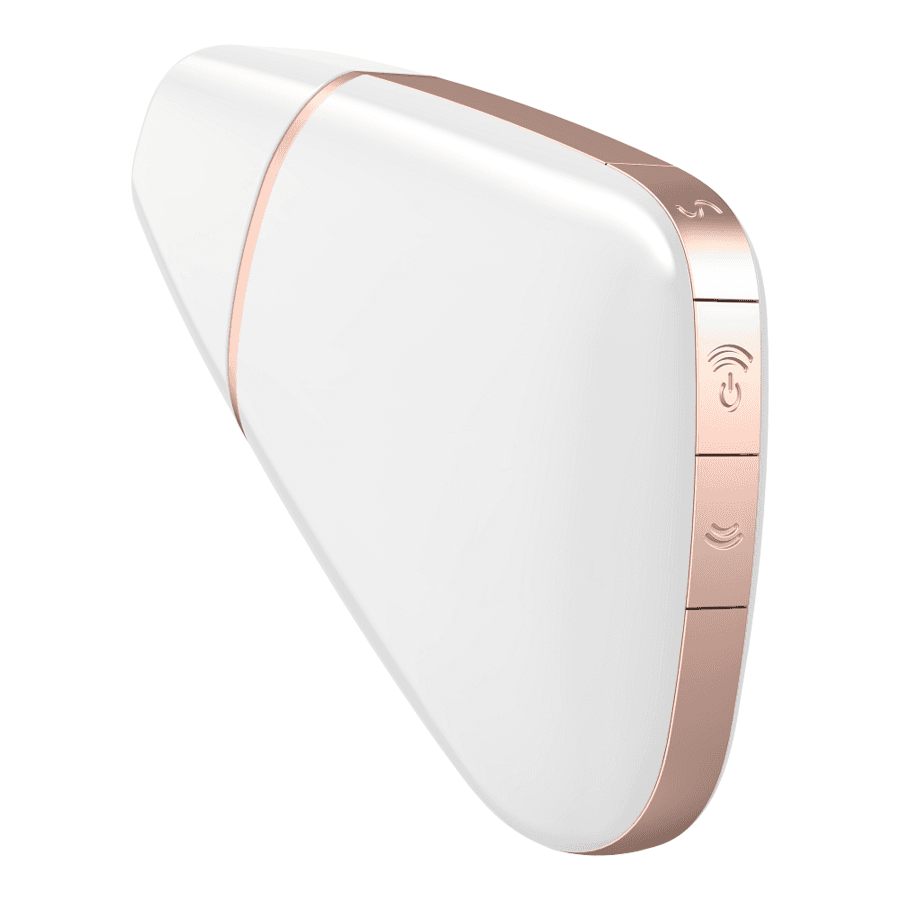 SATISFYER - STIMULATEUR ET VIBRATEUR AIR LOVE TRIANGLE BLANC, photo 2