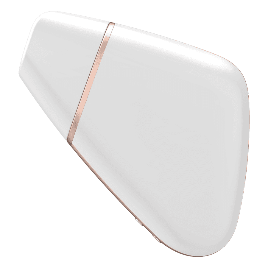 SATISFYER - STIMULATEUR ET VIBRATEUR AIR LOVE TRIANGLE BLANC, photo 3