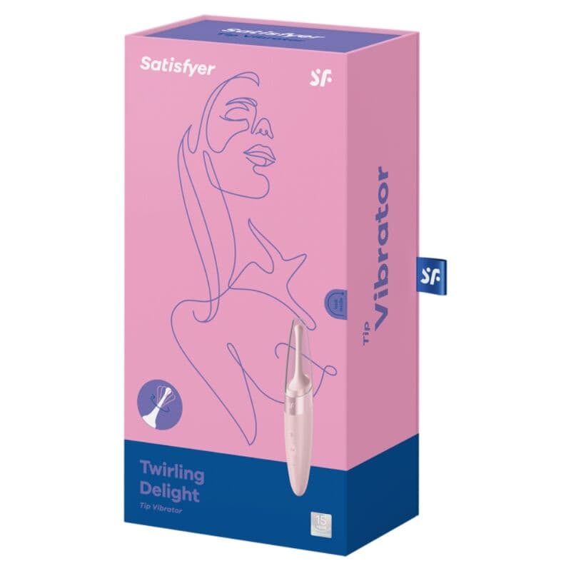 SATISFYER - VIBRATEUR POINTE DE CLIT TWIRLING DELIGHT ROSE, photo 3