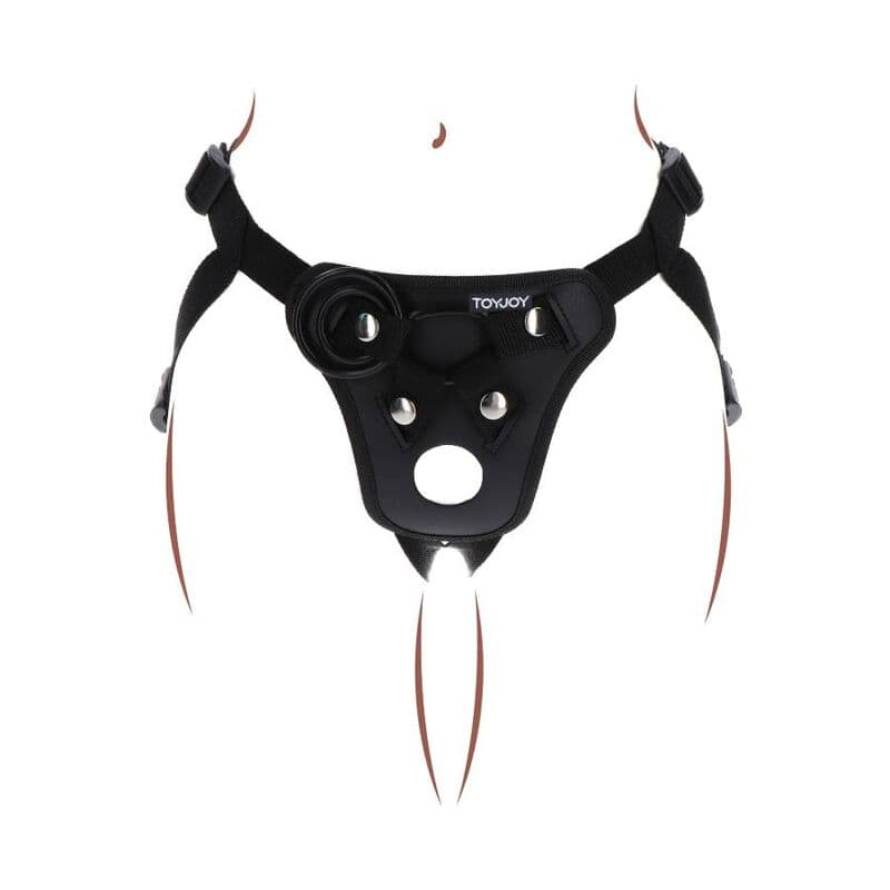 ToyJoy Get Real - Harnais de plaisir strap-on noir, photo 4