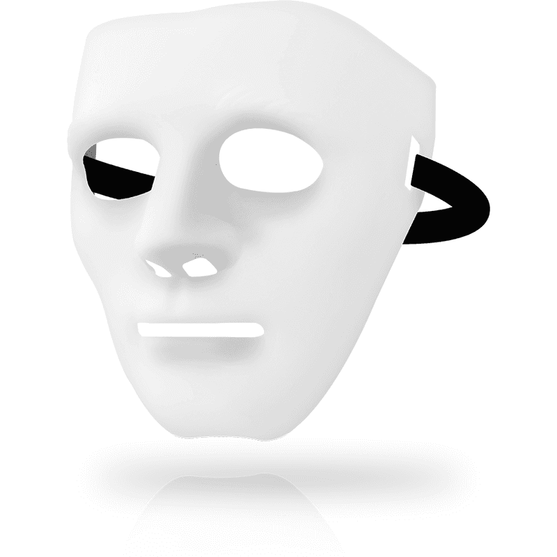 Ohmama Masque Blanc Taille Unique