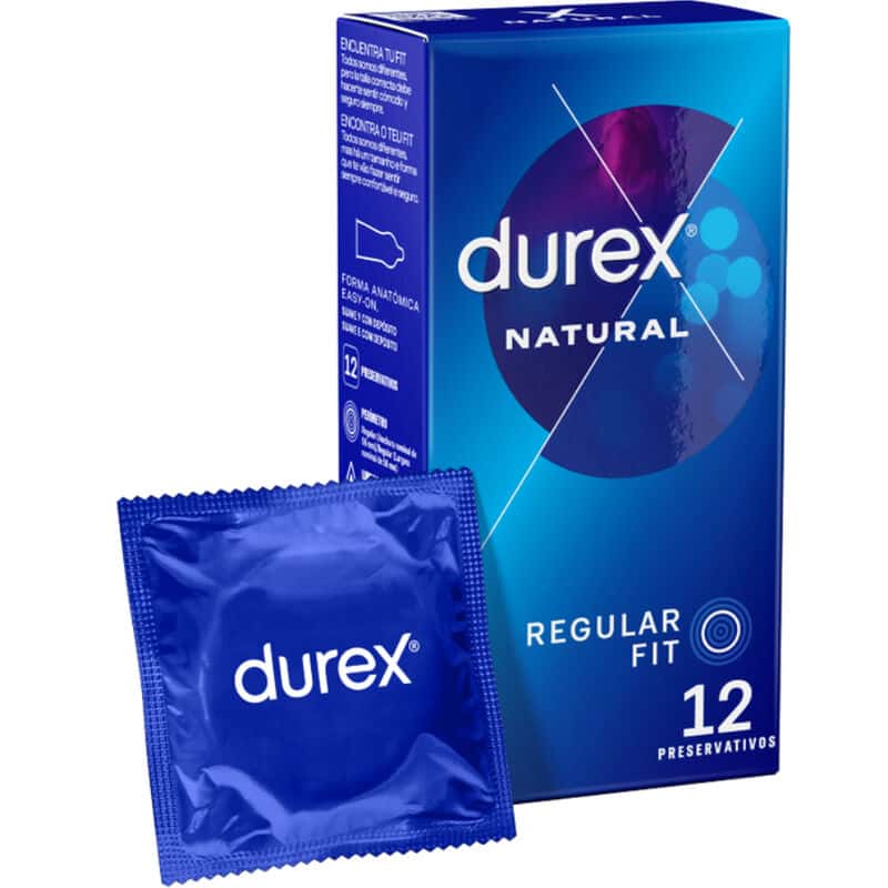 Durex Préservatifs Natural Plus - Boîte de 12
