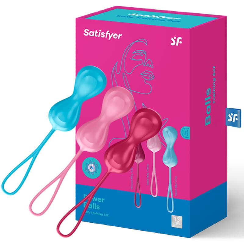SATISFYER - ENSEMBLE ENTRAÎNEMENT LOVEBALLS 1, photo 2