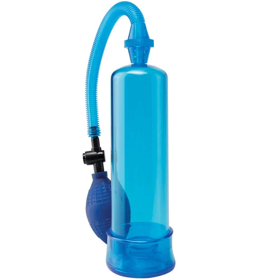 Pipedream Products Pump Worx Beginner's Power Pump - Bleu et transparent