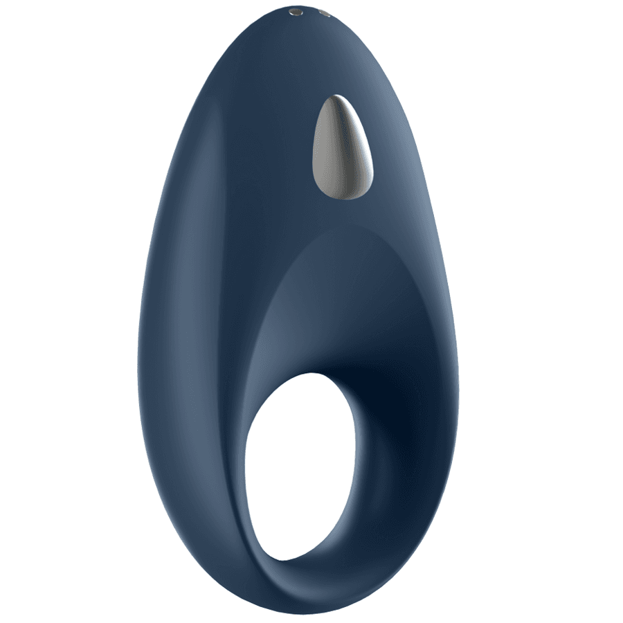 Satisfyer Mighty One - Anneau vibrant connecté bleu pétrole, photo 2