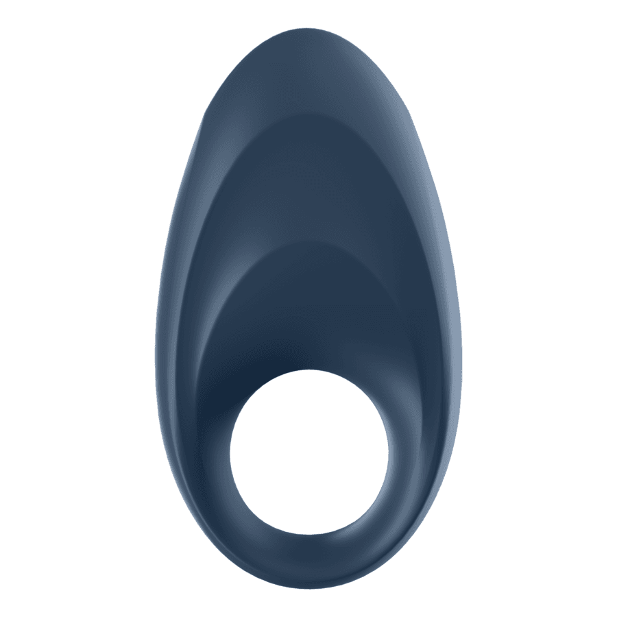 Satisfyer Mighty One - Anneau vibrant connecté bleu pétrole, photo 4
