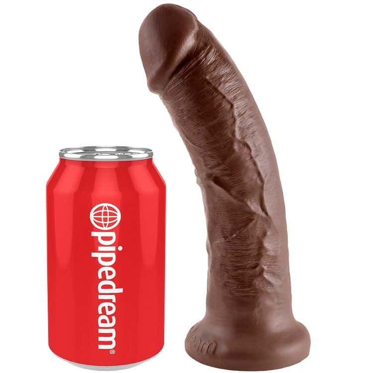 Pipedream King Cock Dildo Réaliste à Ventouse 20,3 cm - Marron