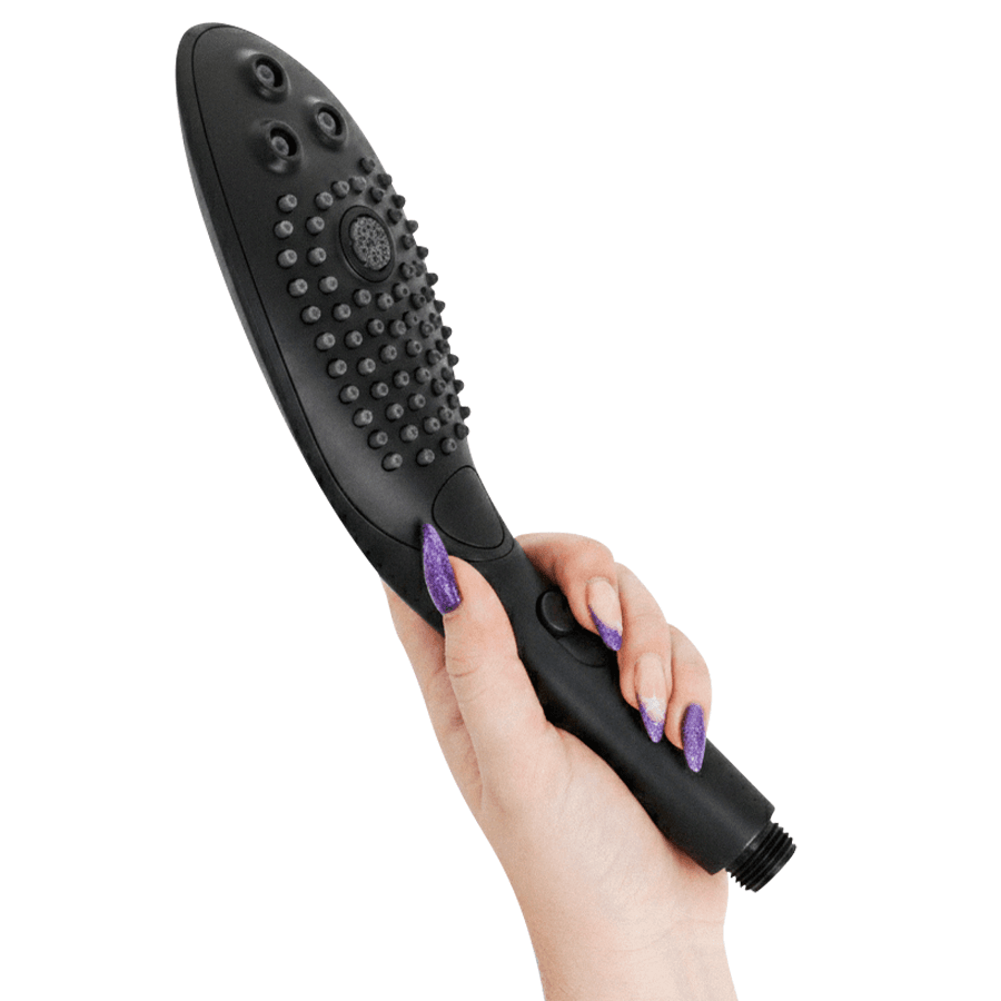 WOMANIZER - POMMEAU DE DOUCHE STIMULANT CLITORIAL WAVE NOIR, photo 9