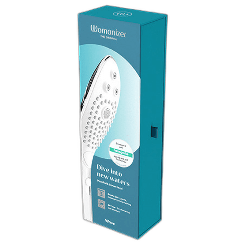 WOMANIZER - POMMEAU DE DOUCHE STIMULANT CLITORIAL WAVE CHROME, photo 15