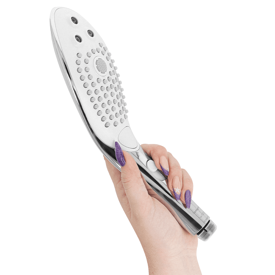 WOMANIZER - POMMEAU DE DOUCHE STIMULANT CLITORIAL WAVE CHROME, photo 9