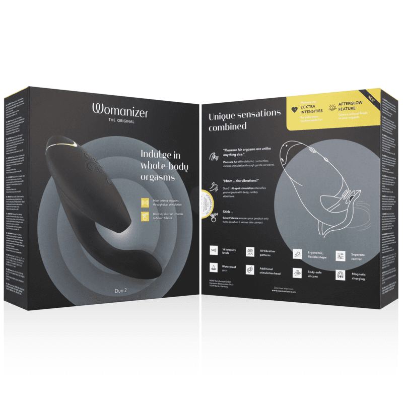 WOMANIZER - STIMULATEUR DUO 2 NOIR, photo 15