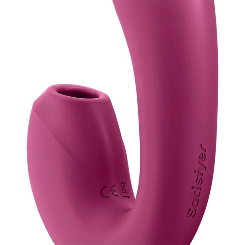 SATISFYER - APPLICATION SUNRAY STIMULATEUR ET VIBRATEUR ROUGE, photo 2