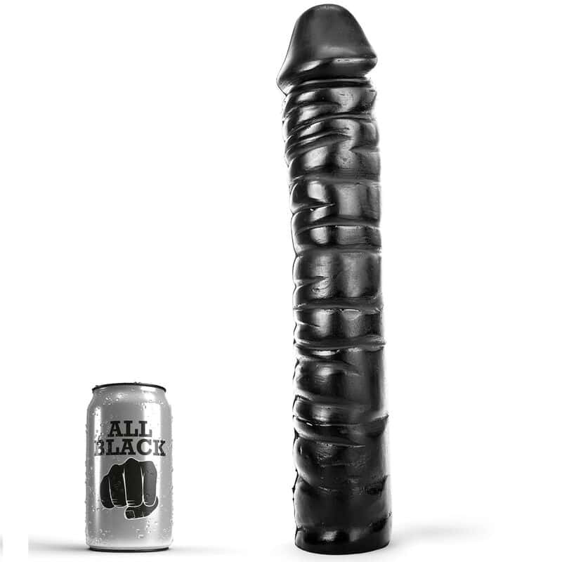 All Black Dong 38 cm Noir