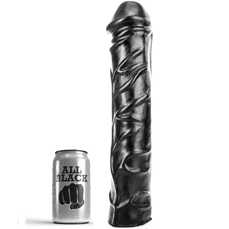 All Black AB19 - Gode géant fisting doux 32 cm Noir