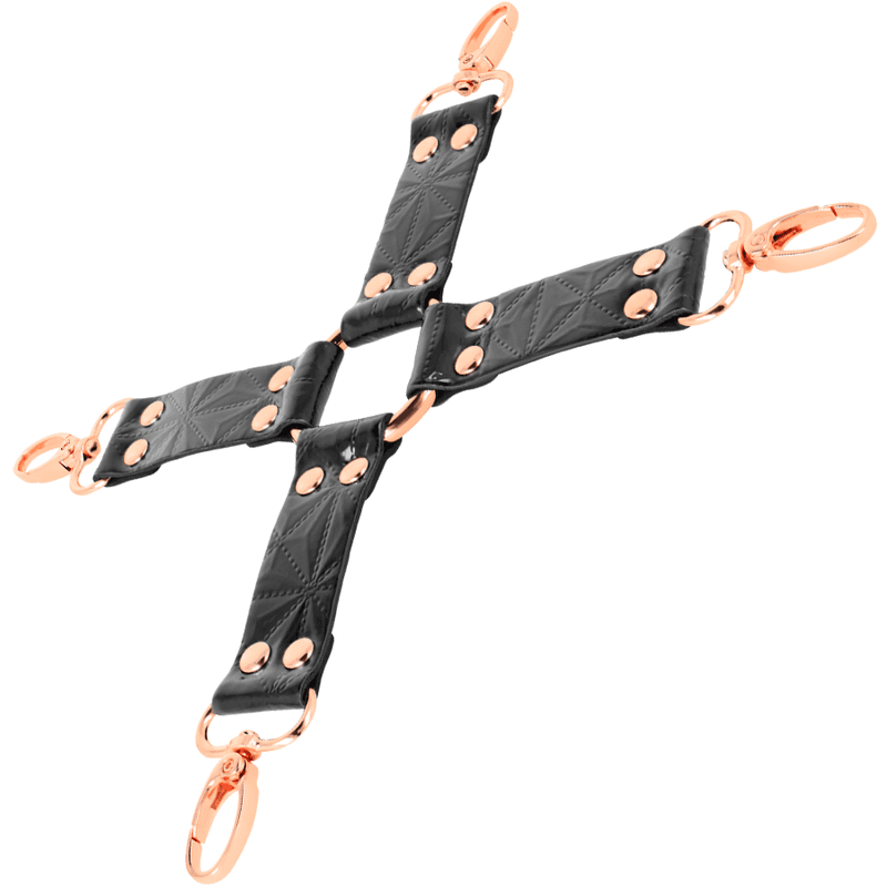 BEGME Black Edition Connecteur Hog Tie en cuir végan - Noir, photo 3