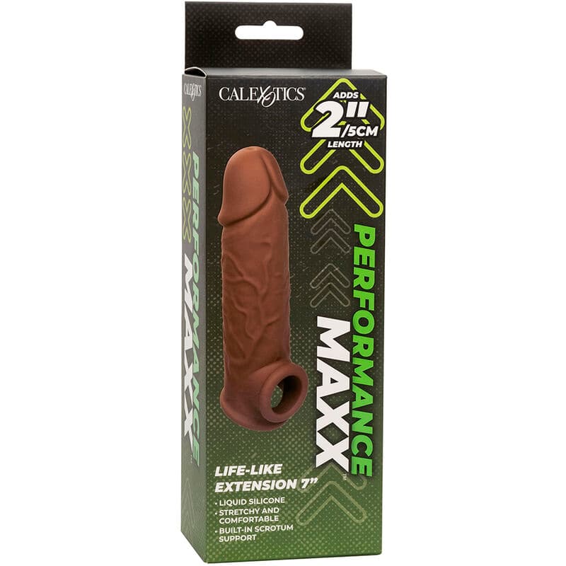 CalExotics Performance Maxx Extension Réaliste 7 Pouces - Marron, photo 12