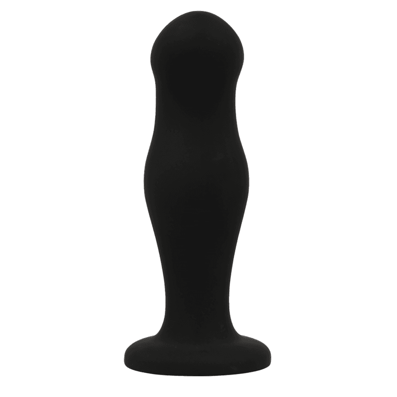 Black&Silver Sean Plug anal en silicone - Noir, photo 3
