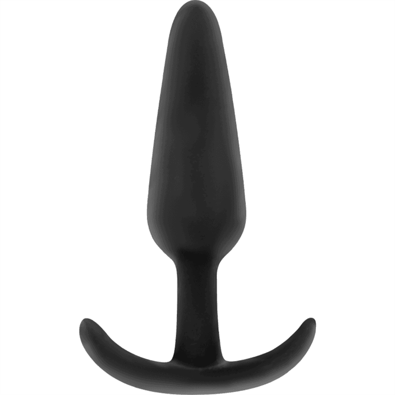 Black & Silver Plug anal en silicone Kael avec poignée taille M - Noir, photo 4