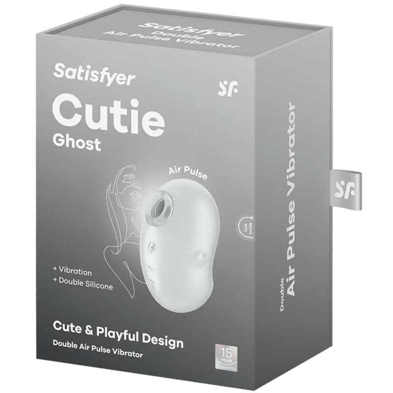 Satisfyer Cutie Ghost stimulateur à ondes de pression et vibrations blanc, photo 5