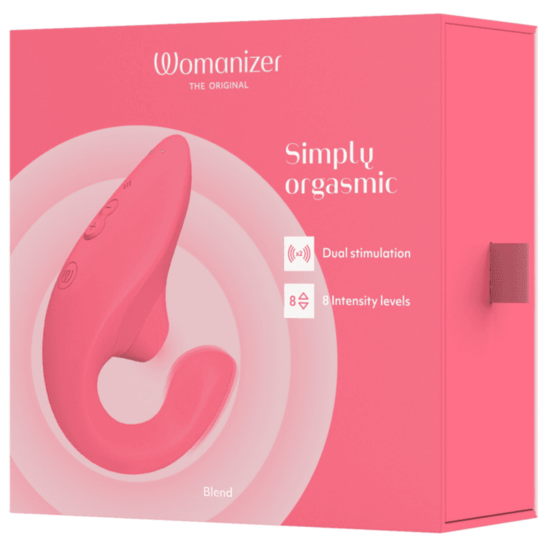 WOMANIZER - VIBRATEUR STIMULATEUR BLEND RABBIT ROSE VIBRANTE, photo 13