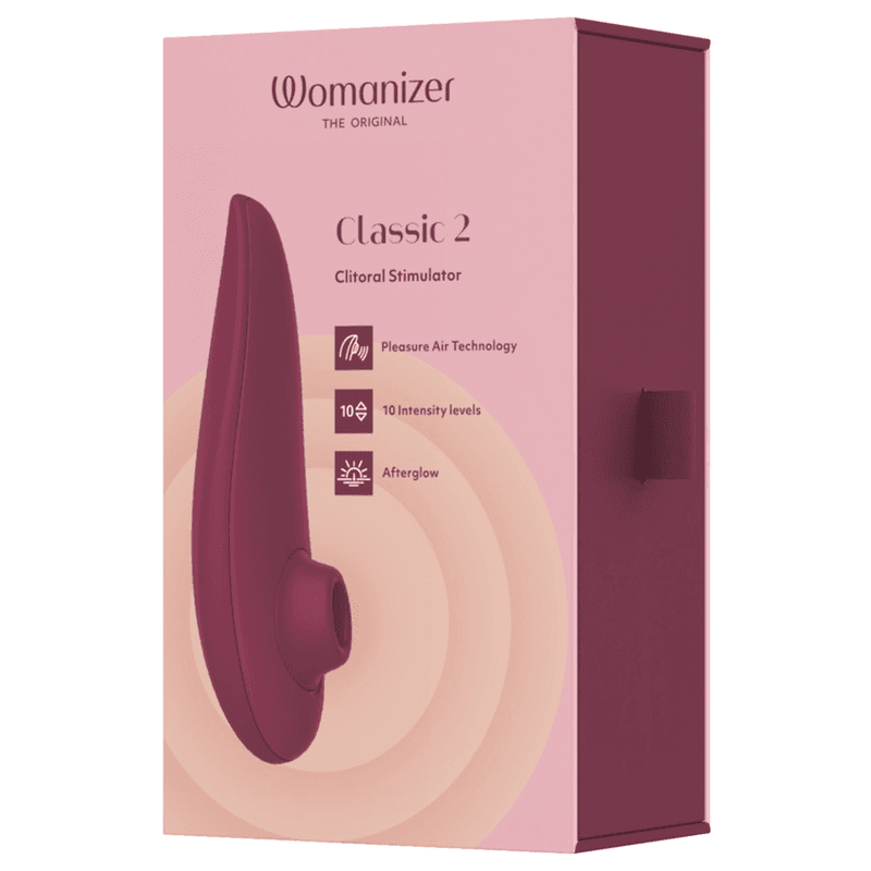 WOMANIZER - STIMULATEUR CLITORAL CLASSIC 2 BORDEAUX, photo 11
