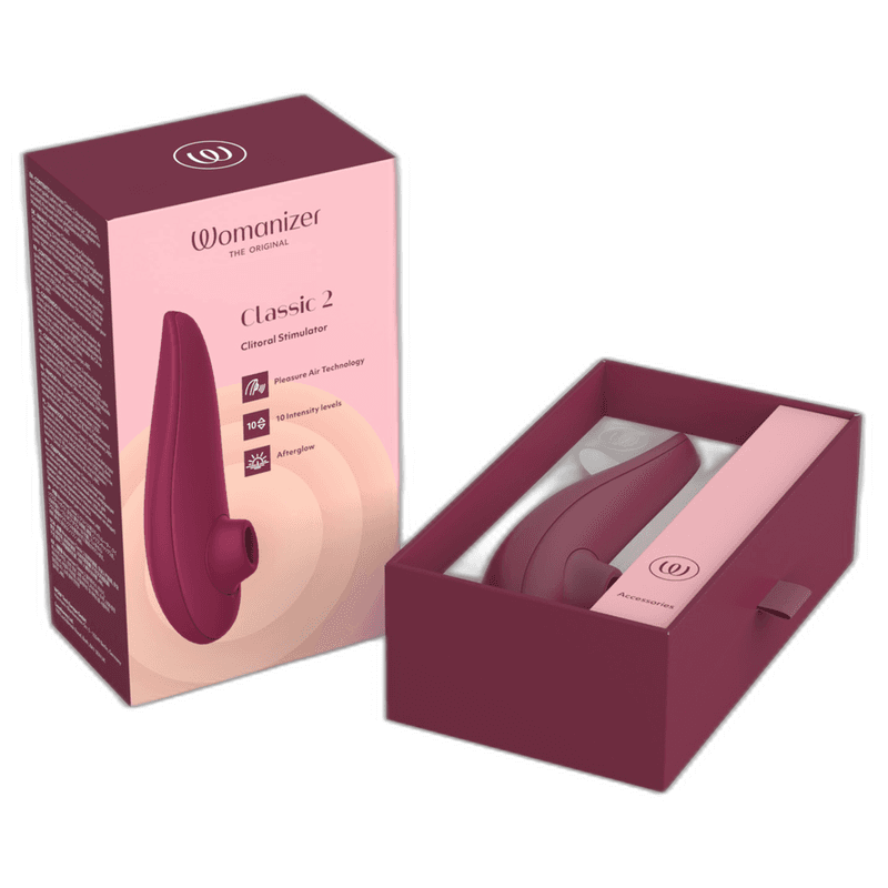 WOMANIZER - STIMULATEUR CLITORAL CLASSIC 2 BORDEAUX, photo 10