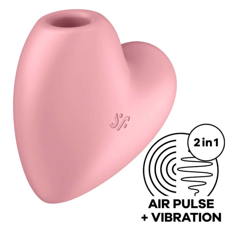 Satisfyer Cutie Heart stimulateur et vibromasseur à air pulsé rose