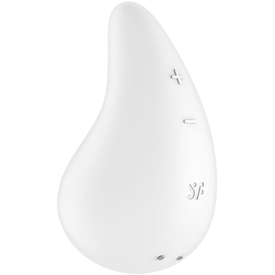 SATISFYER - VIBRATEUR DEW DROP LAY-ON BLANC, photo 3